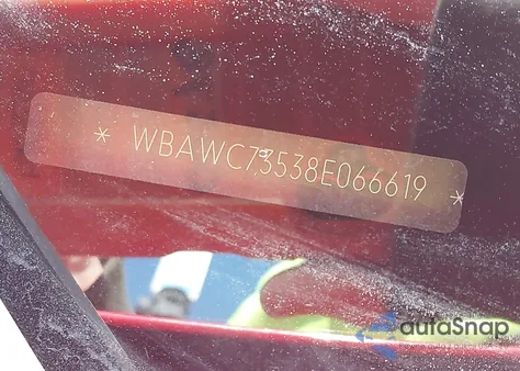 2008 BMW 335Xi z USA, uszkodzony, nr VIN WBAWC73538E066619